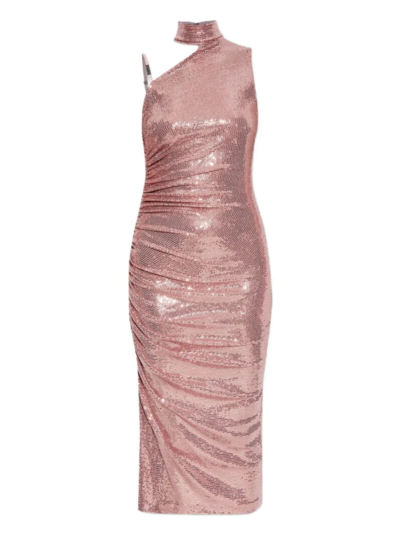 Versace Jeans Couture  sequinned high-neck dress